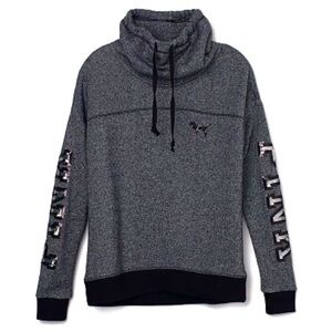 PINK Fashion show LE Bling cowlneck M